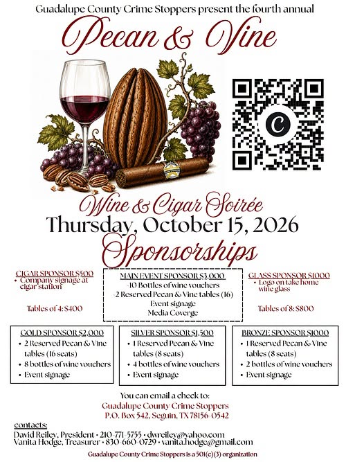 Wine & Cigar Soiree Thursday, October 15, 2026 Sponsorships